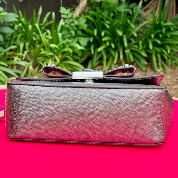 Michael Kors Tina Small Clutch Leather Crossbody - Picture 4 of 8